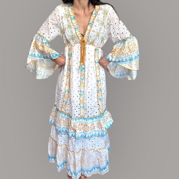 PAPA PIA Bohemian Lux Resort Maxi Dress - Picture 2 of 14